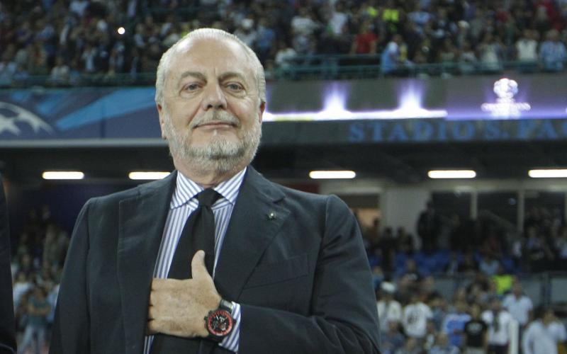 De Laurentiis propone l’abolizione della Champions e dell’Europa League