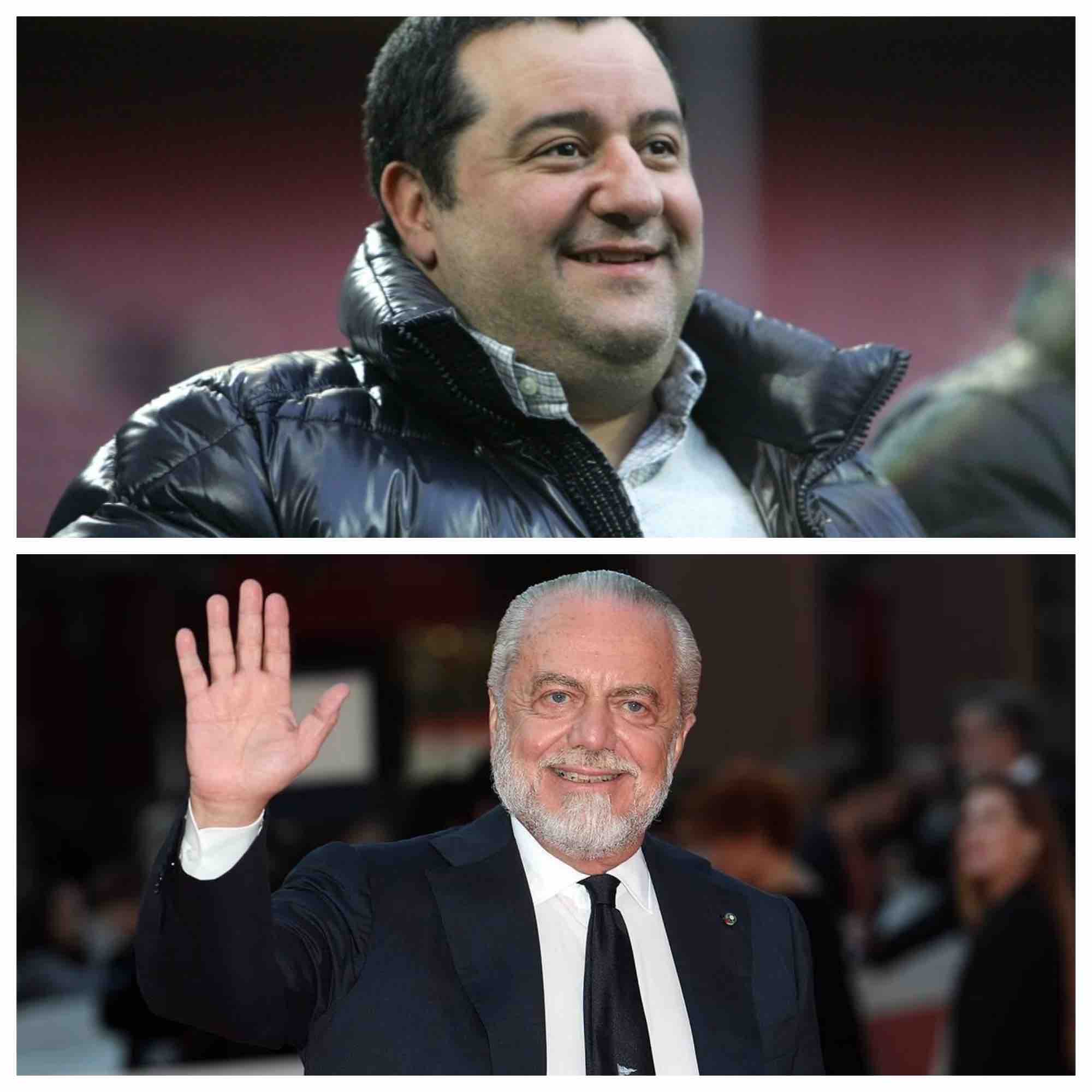 Gazzetta: Raiola non ha gradito la clausola di De Laurentiis per le sue eventuali offese al Napoli