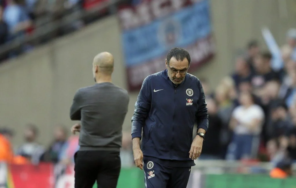 sarri rigori chelsea-eintracht