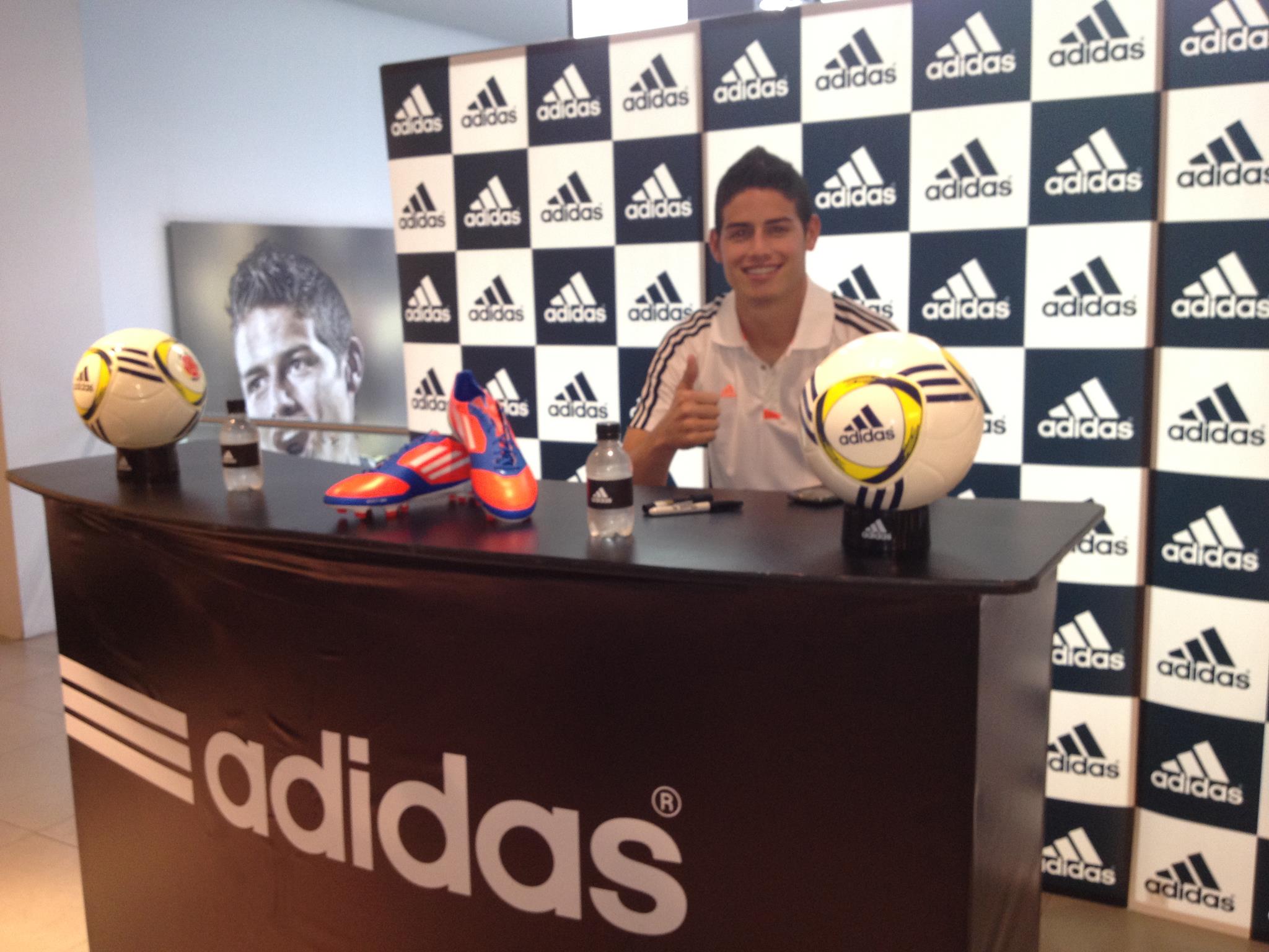 Marca: Adidas pronta a pagare il 20% dell’ingaggio di James Rodriguez