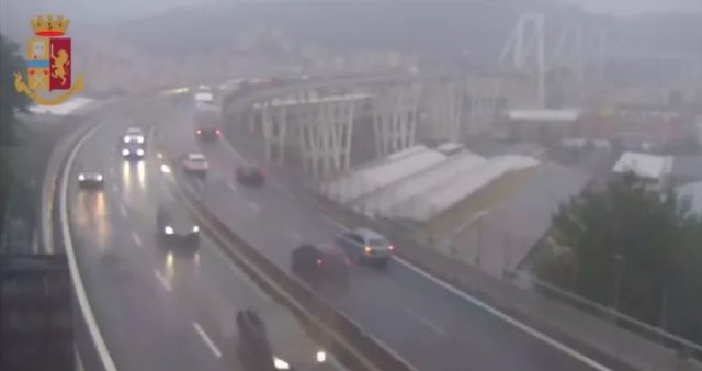 Ponte Morandi: il pm nega il video del crollo ai legali di Autostrade