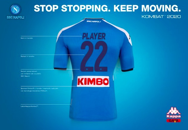 Una novità per le maglie del Napoli: cambia il colore dei numeri Una novità per le maglie del Napoli: cambia il colore dei numeri