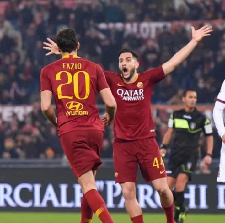 il gol di manolas al barcellona