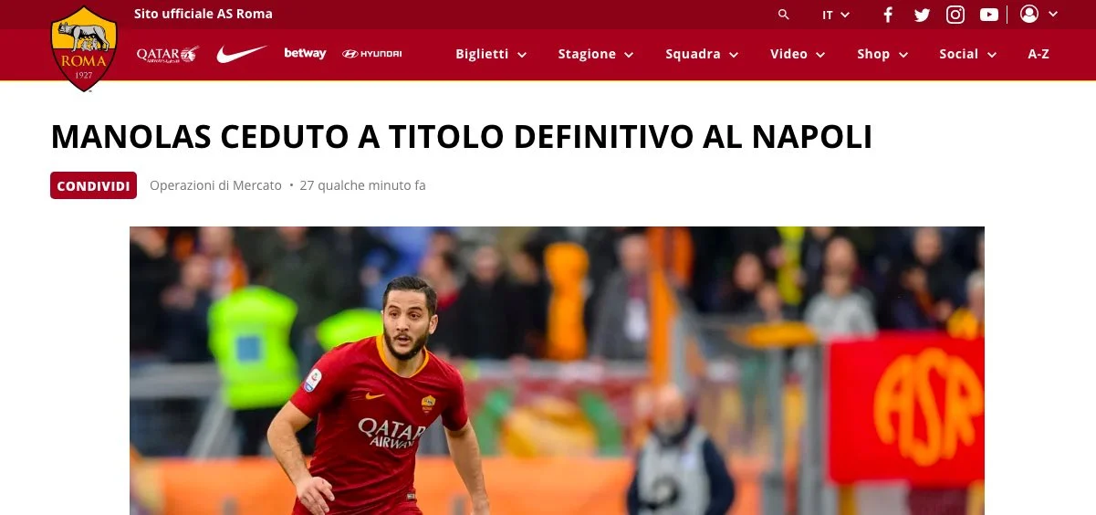 manolas napoli
