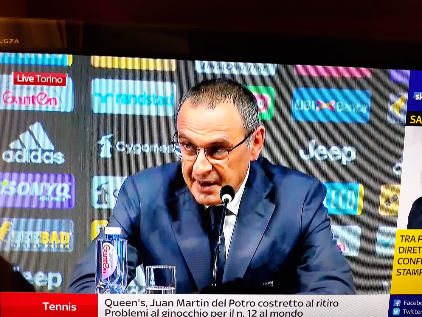 Sarri: “Mentre avevo dei dubbi sul percorso al Napoli, la società ha annunciato Ancelotti”