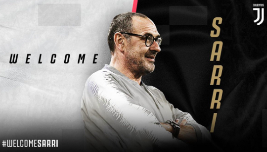 Ufficiale: Sarri nuovo allenatore della Juventus