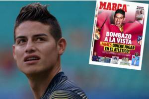 Marca sbatte la bomba in prima pagina: «James all’Atletico Madrid» item-thumbnail