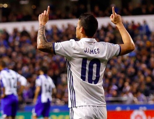 Real Madrid, James titolare col Valladolid