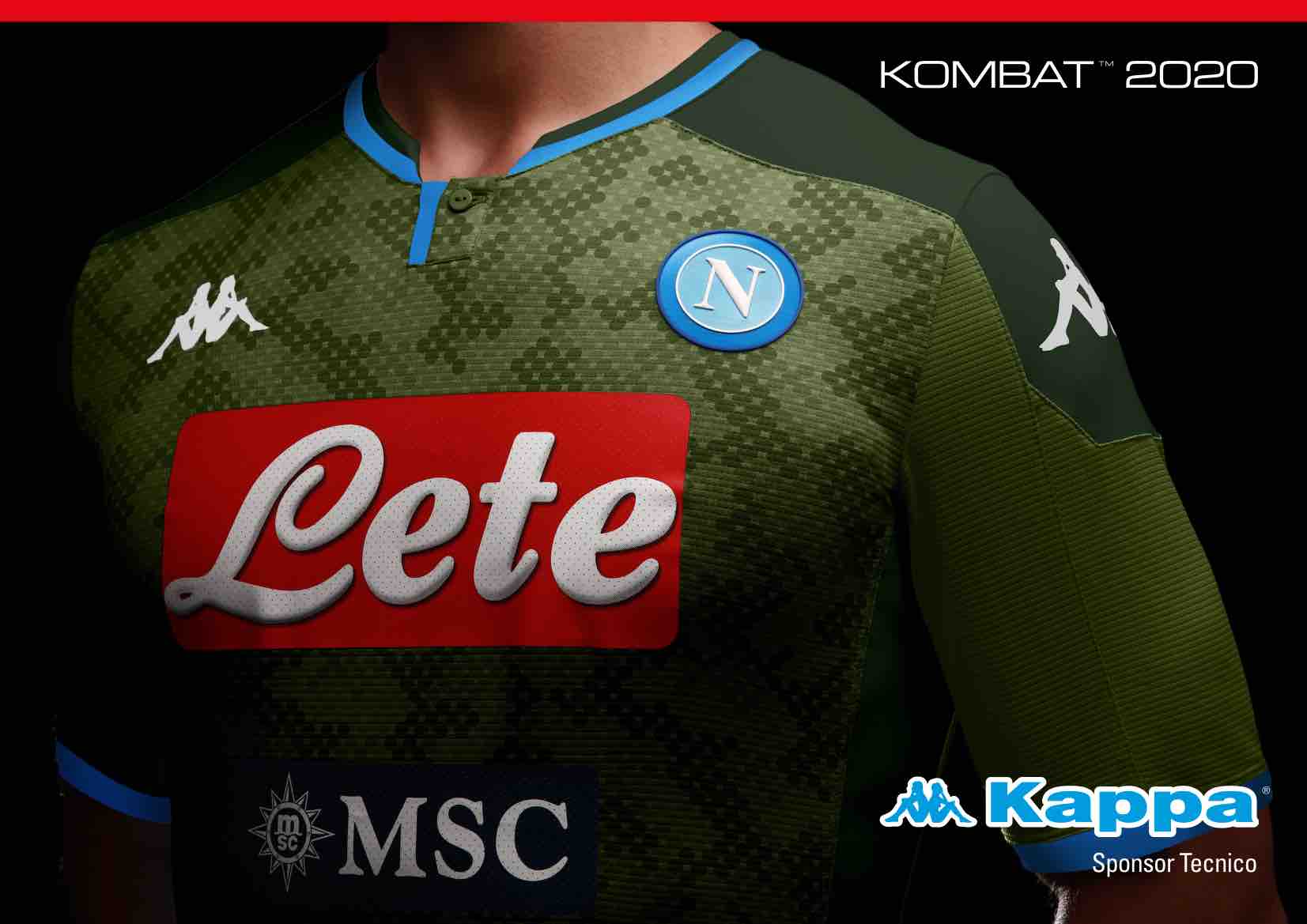 FOTO – Il Napoli presenta la seconda e la terza Kombat per la stagione 2019/2020