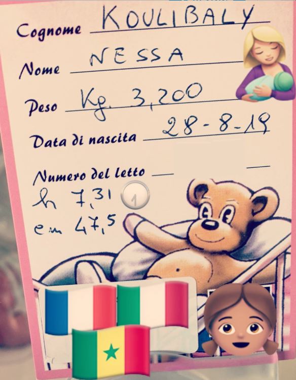 Koulibaly di nuovo papà: è nata Nessa Koulibaly di nuovo papà: è nata Nessa