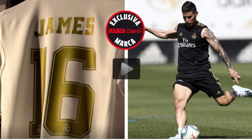 Marca: la maglia di James compare nello store del Real. Indizio di permanenza?