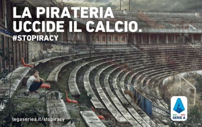Agcom tifosi spot pirateria lega