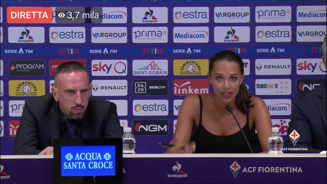 Ribery: “Non mi sento pronto per giocare sabato, ma se Montella me lo chiede ci sarò”