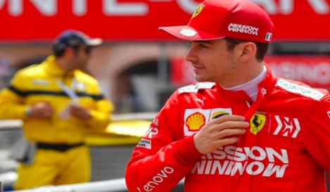 La pioggia grazia la Ferrari e Leclerc si aggiudica la seconda Pole position