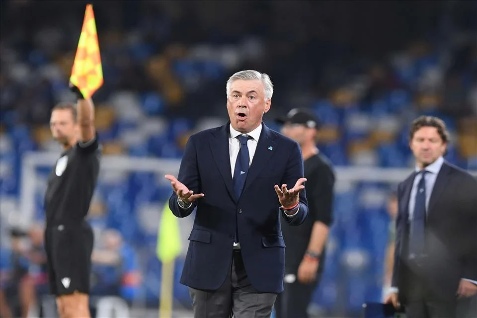 Ancelotti arrabbiato