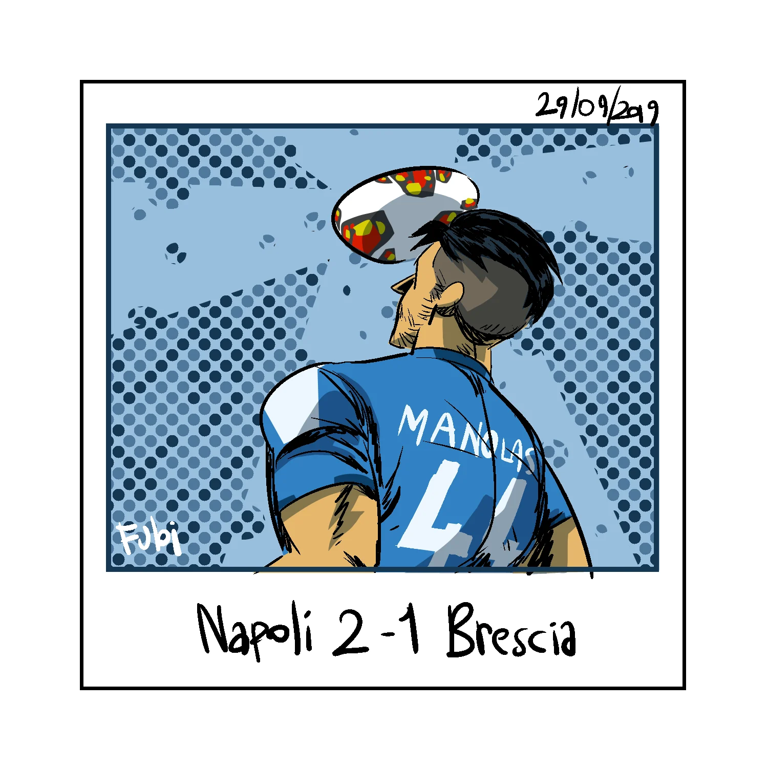 La polaroid di Napoli-Brescia