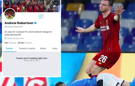 Robertson costretto a chiudere account social per gli insulti dopo Napoli-Liverpool