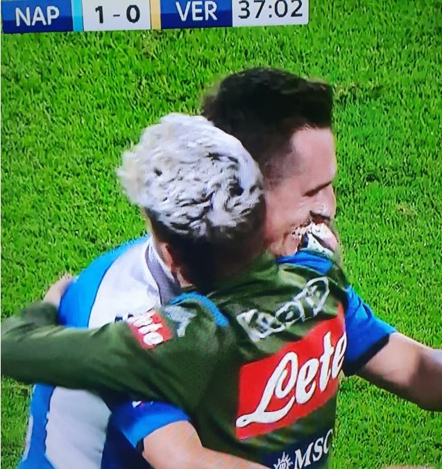 Napoli-Verona 1-0: è tornato Milik