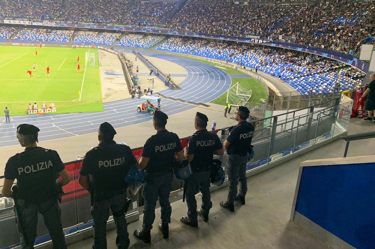 Stadio San Paolo: ancora DASPO e altre sanzioni per i tifosi indisciplinati