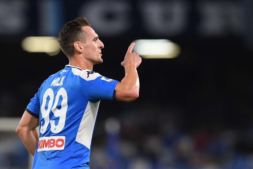 Milik: “Sono contento che Mertens mi ha lasciato il pallone e che alla fine ha segnato anche lui”