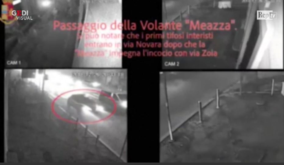 Inter-Napoli, la polizia ricostruisce la dinamica dell’omicidio di Belardinelli