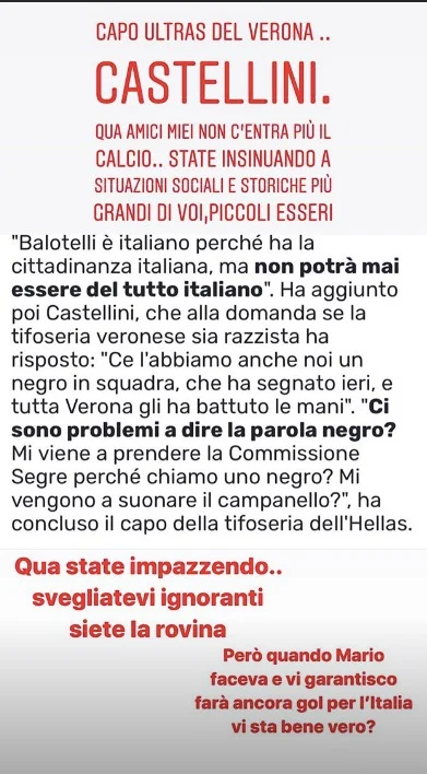 Balotelli risponde ai razzisti