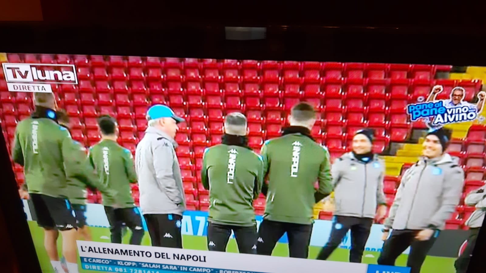In tv il Napoli sembra davvero sereno come dice Ancelotti