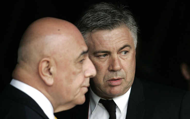 Galliani: “Ancelotti sa sdrammatizzare e si fa scivolare tutto addosso”