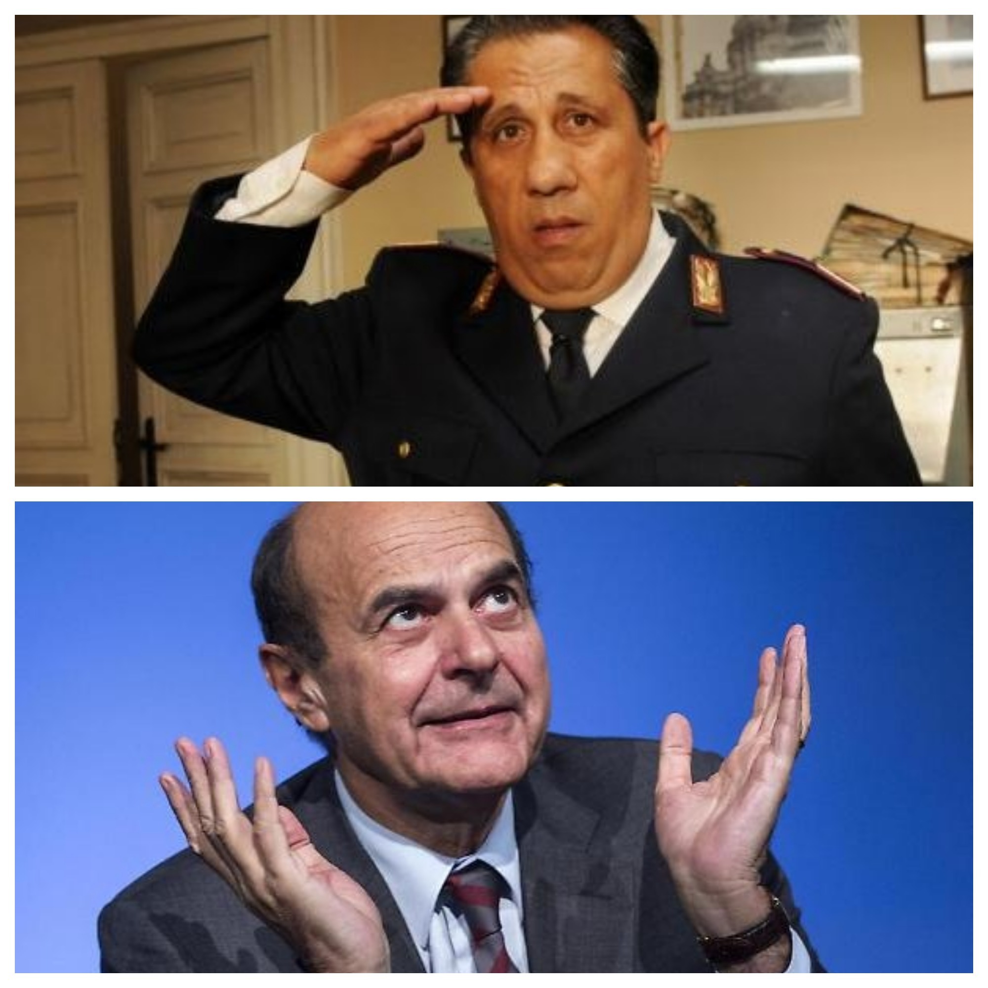 Dialogo tra Catarella e Bersani