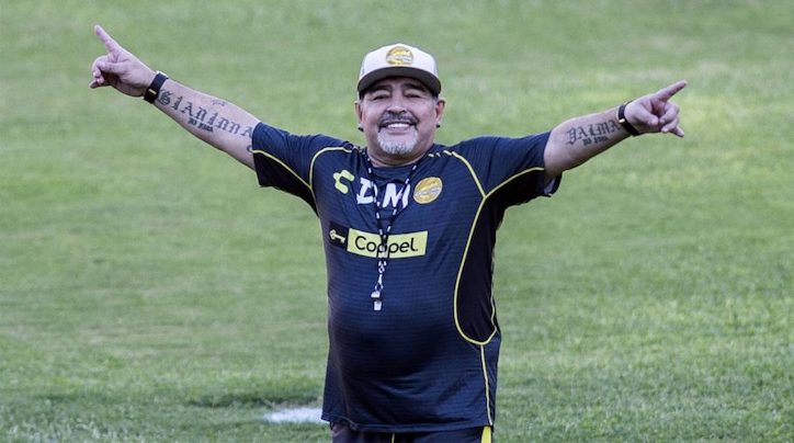 Il cuore di Maradona pesava il doppio del normale