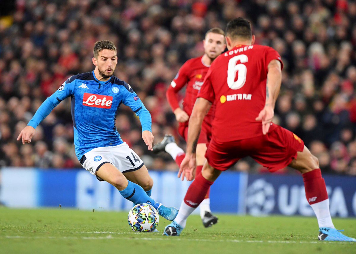 Il Napoli è vivo. Partita in trincea a Liverpool (il pallone che piace a noi): 1-1