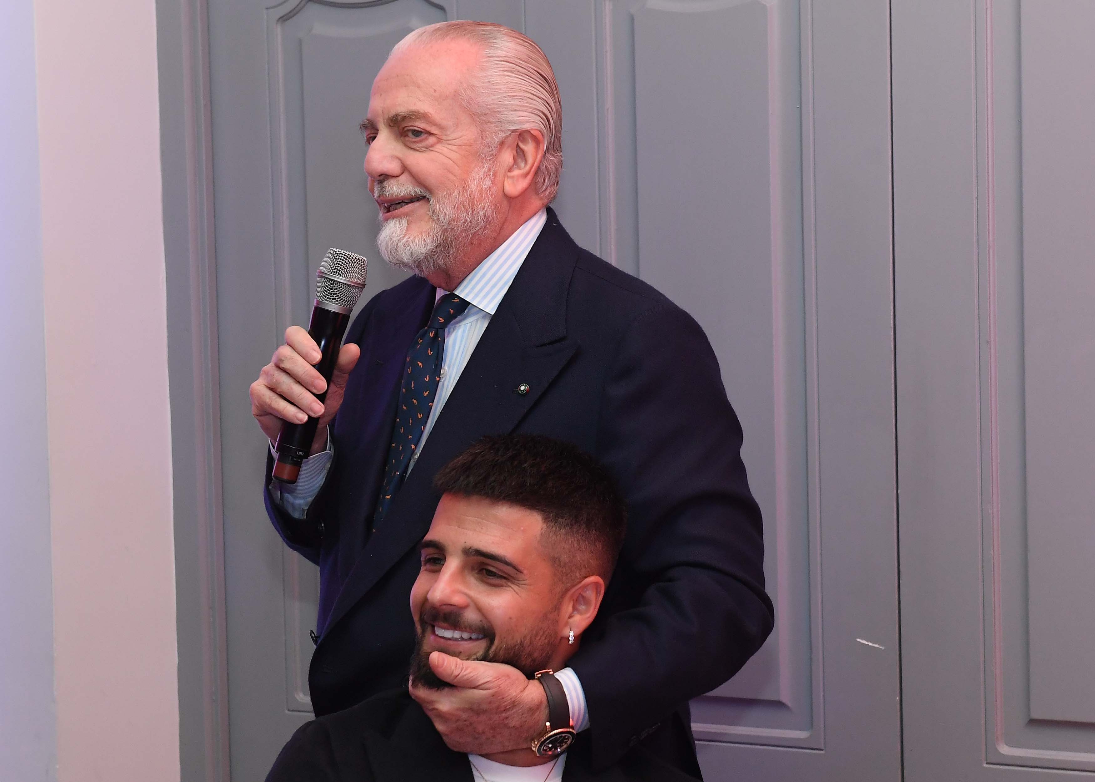 CorSport: la carezza di De Laurentiis ad Insigne per far tornare il  capitano al gol - ilNapolista