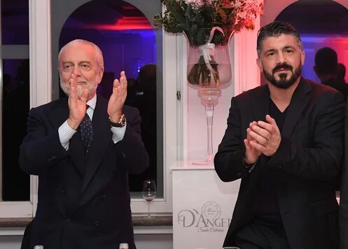 Gattuso e De Laurentiis