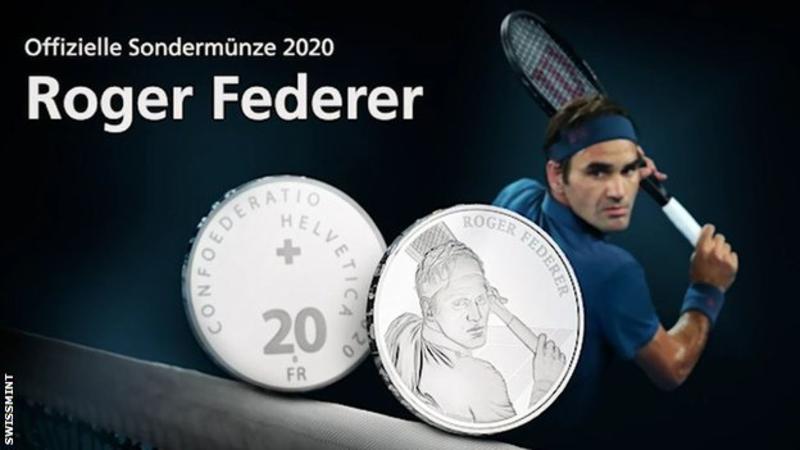 Federer batte moneta: il “Roger” sarà emesso dalla zecca svizzera nel 2020