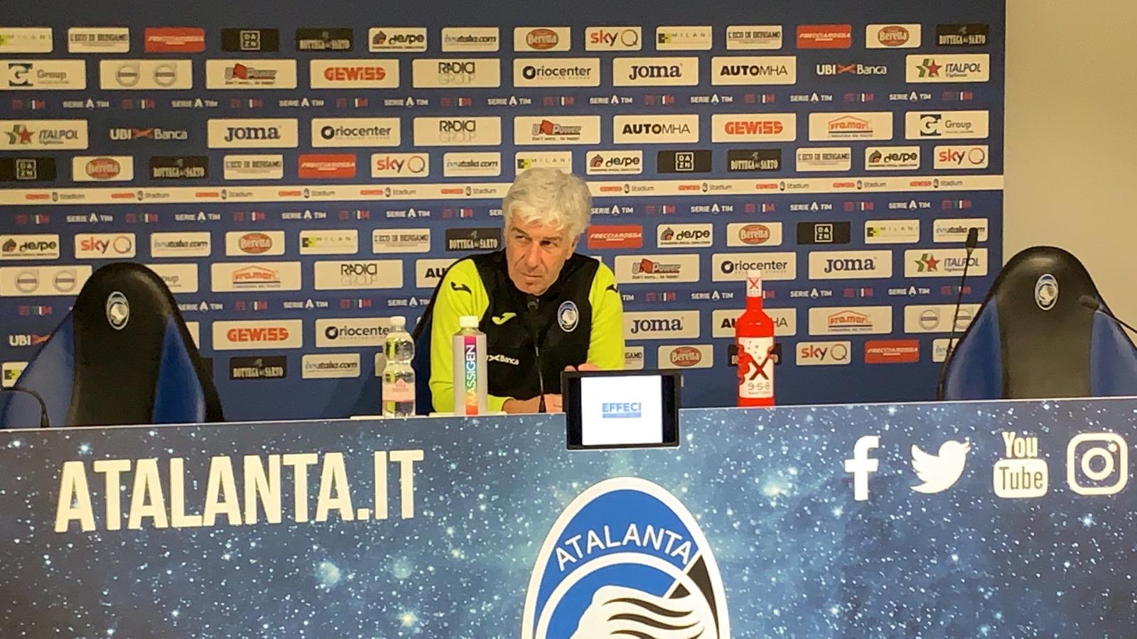 Gasperini: “Ci sono grandi squadre come Napoli, Milan e Torino che possono rientrare in corsa”