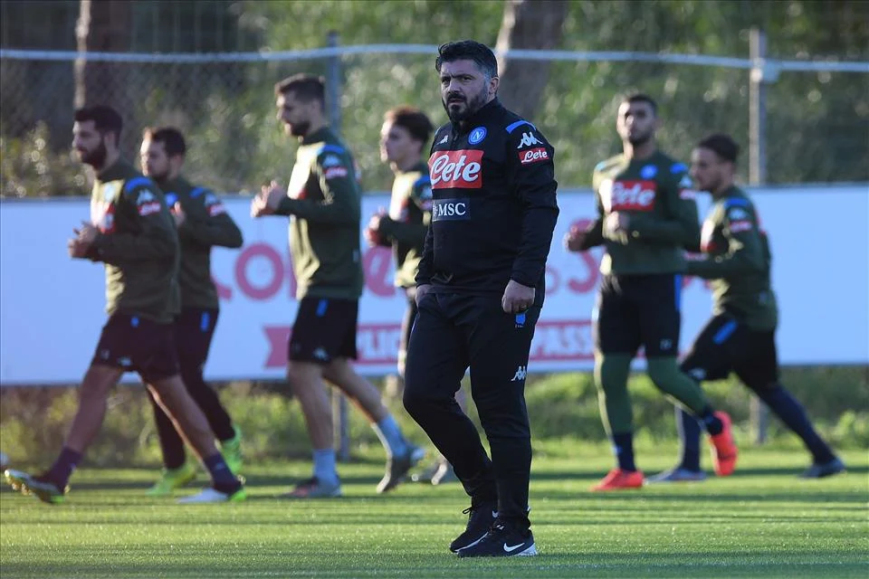con Gattuso i giocatori del Napoli non parlano di multe