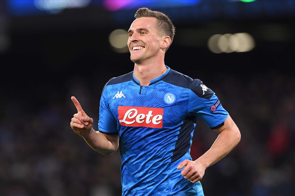 Milik: “Giocavamo 4-4-2 con Ancelotti, nel 4-3-3 ci sono movimenti diversi e ci vuole tempo per capirli”