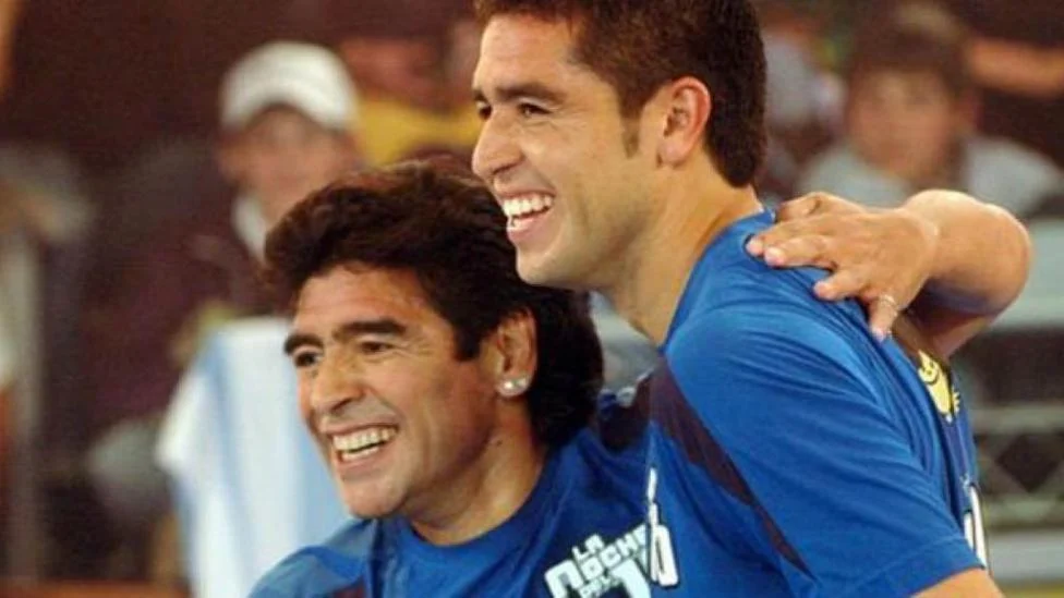 Riquelme batte Maradona