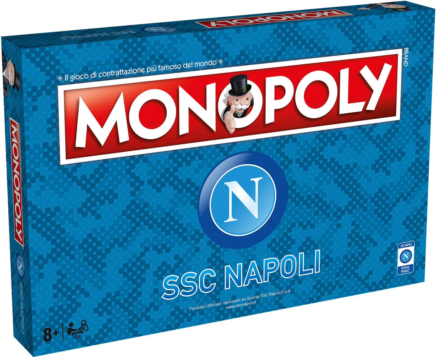 Monopoli Napoli, al posto degli alberghi si costruiscono stadi. Coppa, pallone e scarpetta come pedine