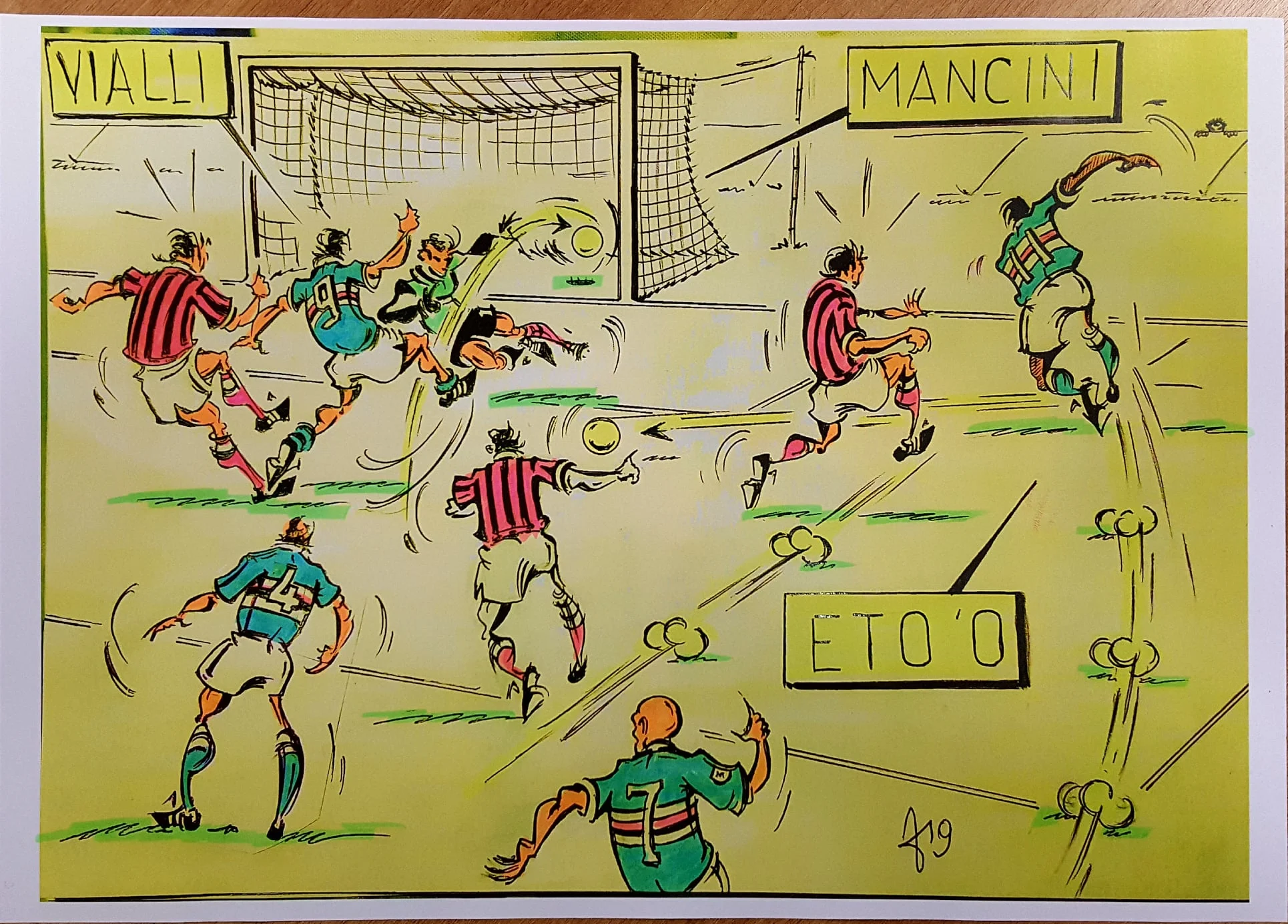 il calcio illustrato