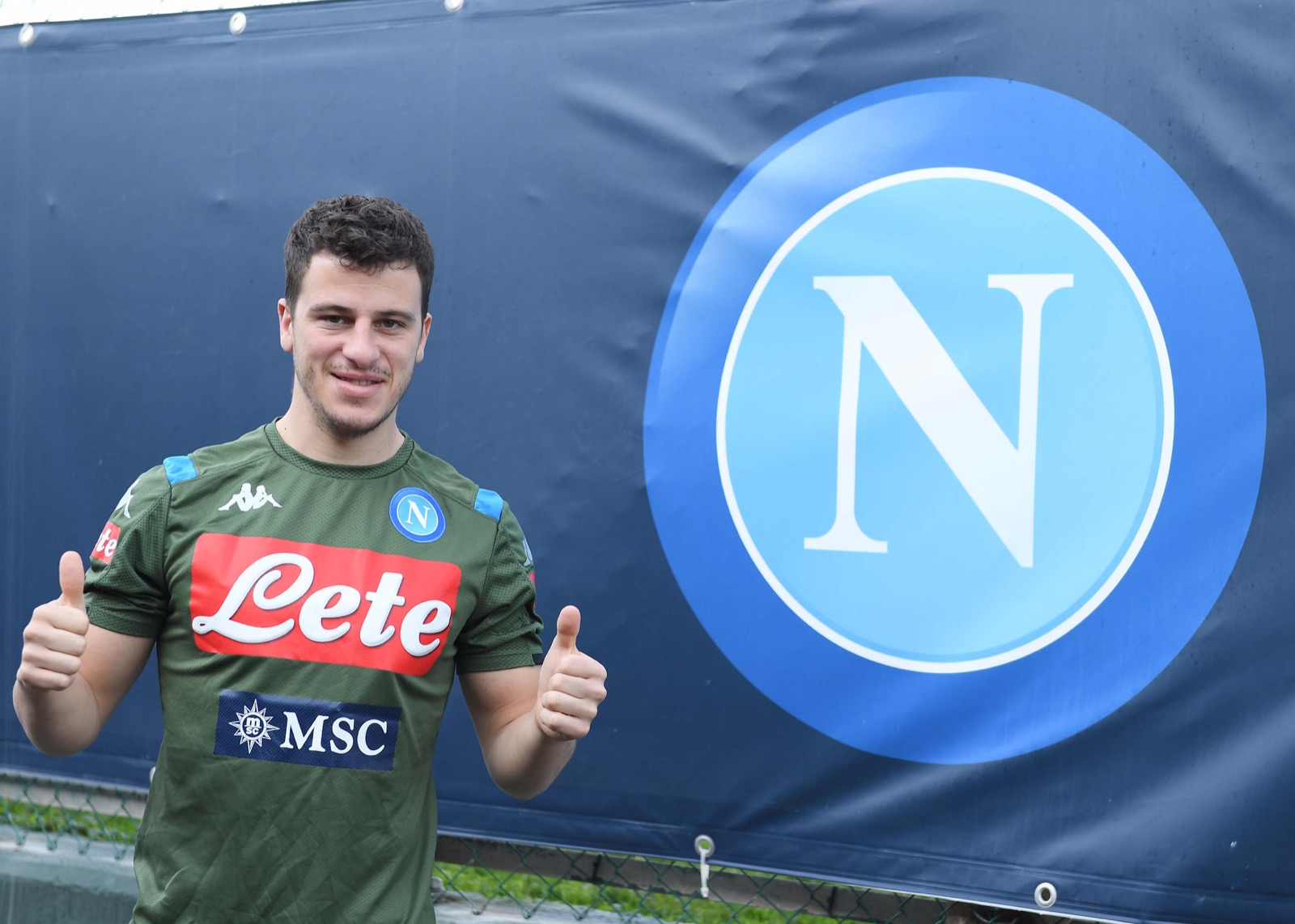 Napoli, Demme assiste al primo allenamento a Castel Volturno Napoli, Demme assiste al primo allenamento a Castel Volturno