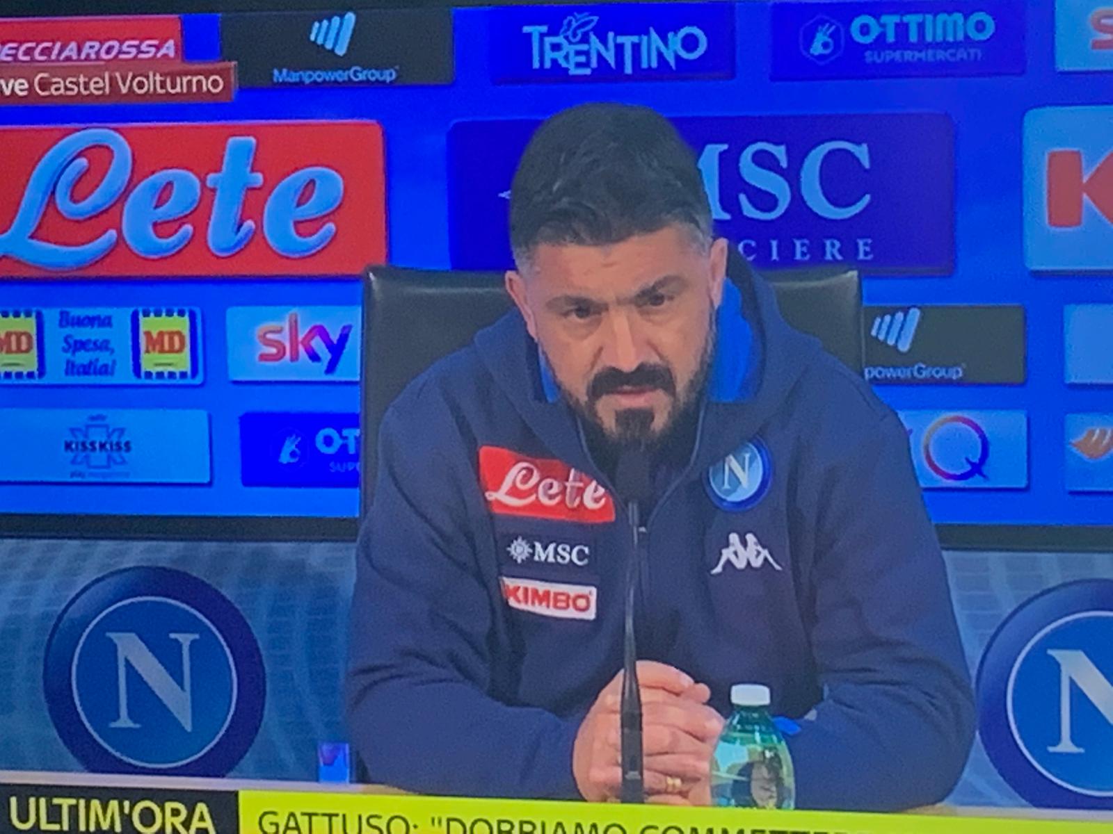 Gattuso in conferenza: “Facciamo le persone serie, non fatemi fare l’ignorante” Gattuso in conferenza: “Facciamo le persone serie, non fatemi fare l’ignorante”