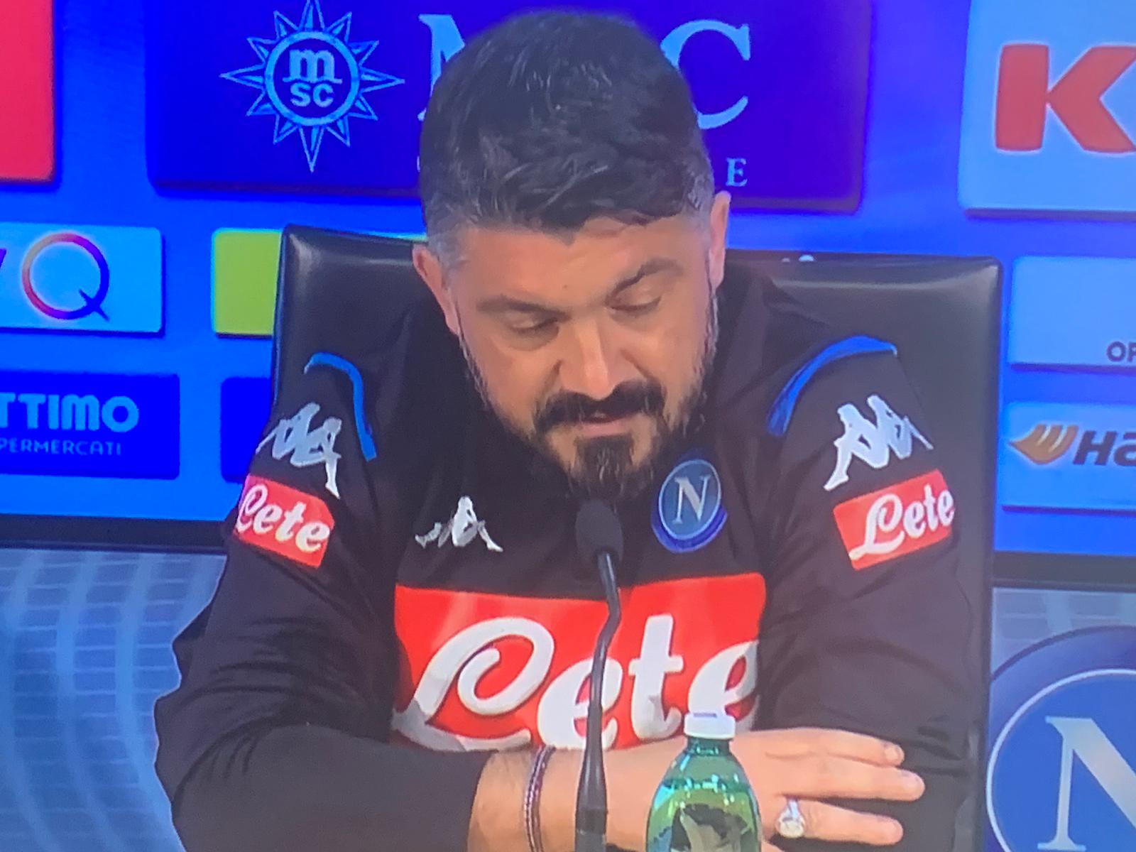 Gattuso: «I portieri? Non sono aziendalista. Mi piacerebbe esserlo ma scelgo per il bene del Napoli»