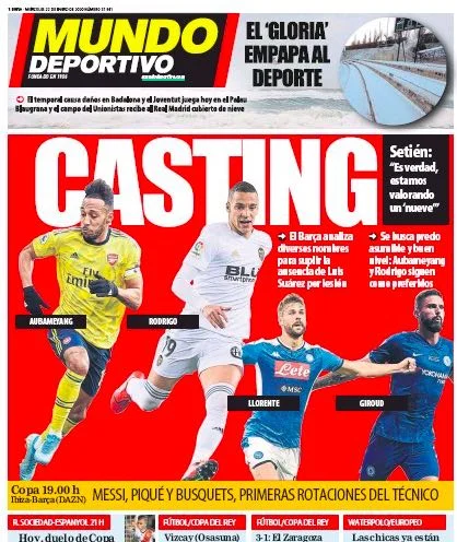 Llorente nel casting del Barcellona per sostituire Luiz Suarez