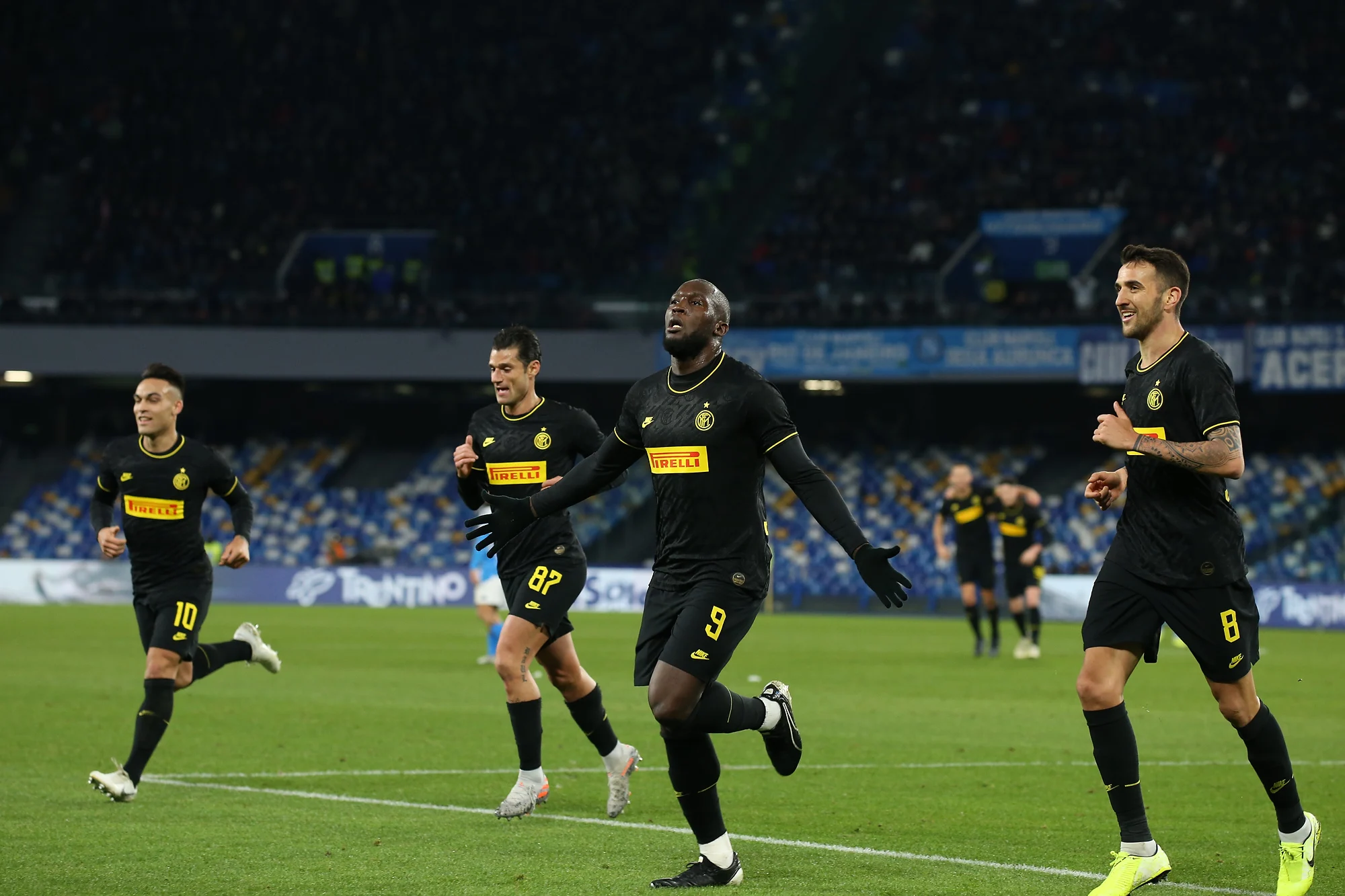 l'allenamento surreale dell'inter
