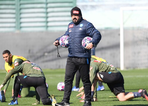 Gattuso: «Voglio vedere un Napoli senza paura, con giocatori che si aiutano»