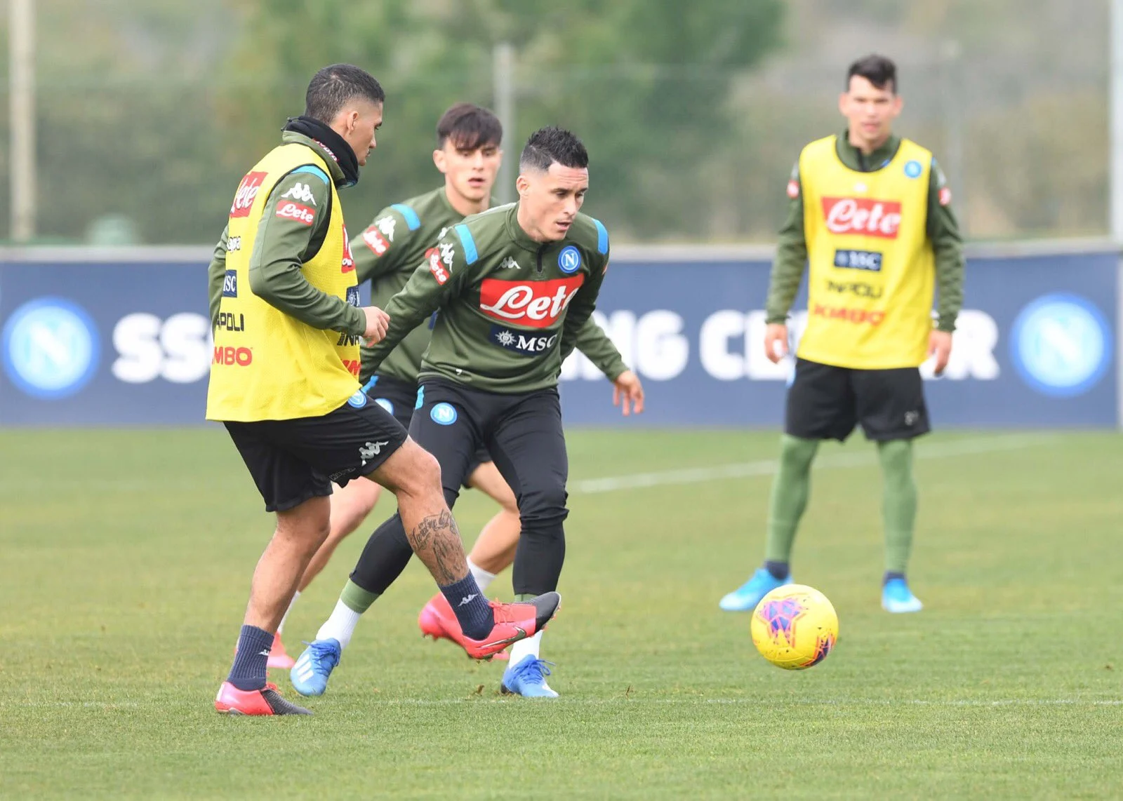 Il Napoli torna ad allenarsi il 23 marzo
