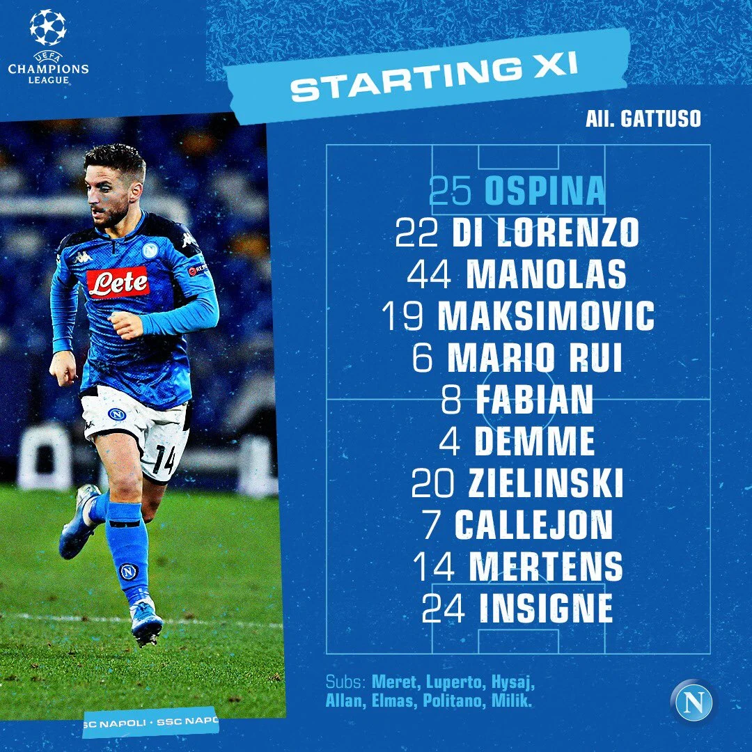 il napoli col tridente
