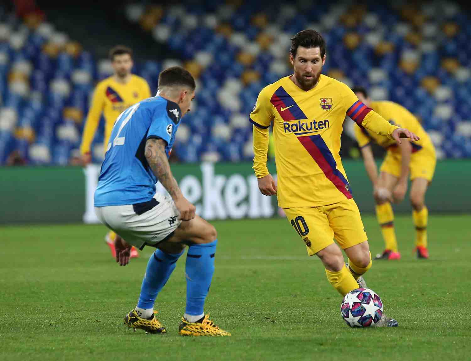 Messi e Insigne sono gli unici ad aver segnato più di cinque gol da fuori area