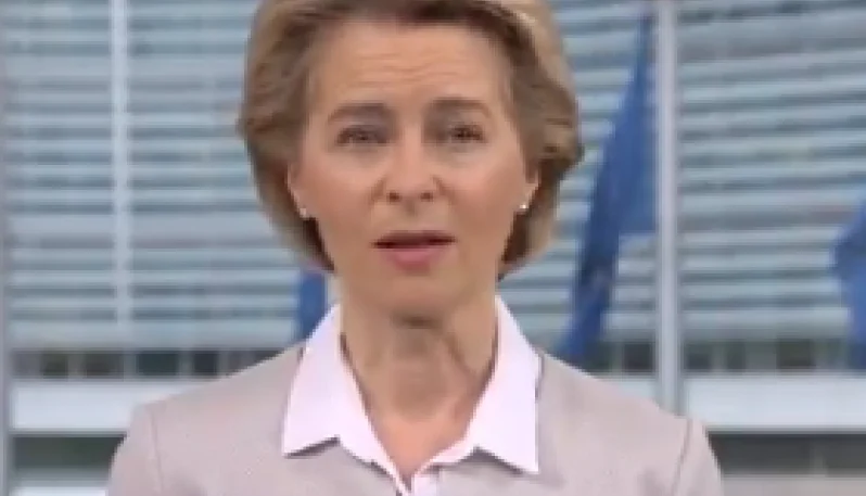 Von der Leyen: “Gli italiani sono un esempio meraviglioso